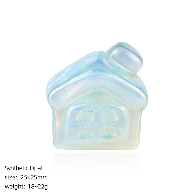 Crystal Mini House Christmas DIY Desktop Carvings