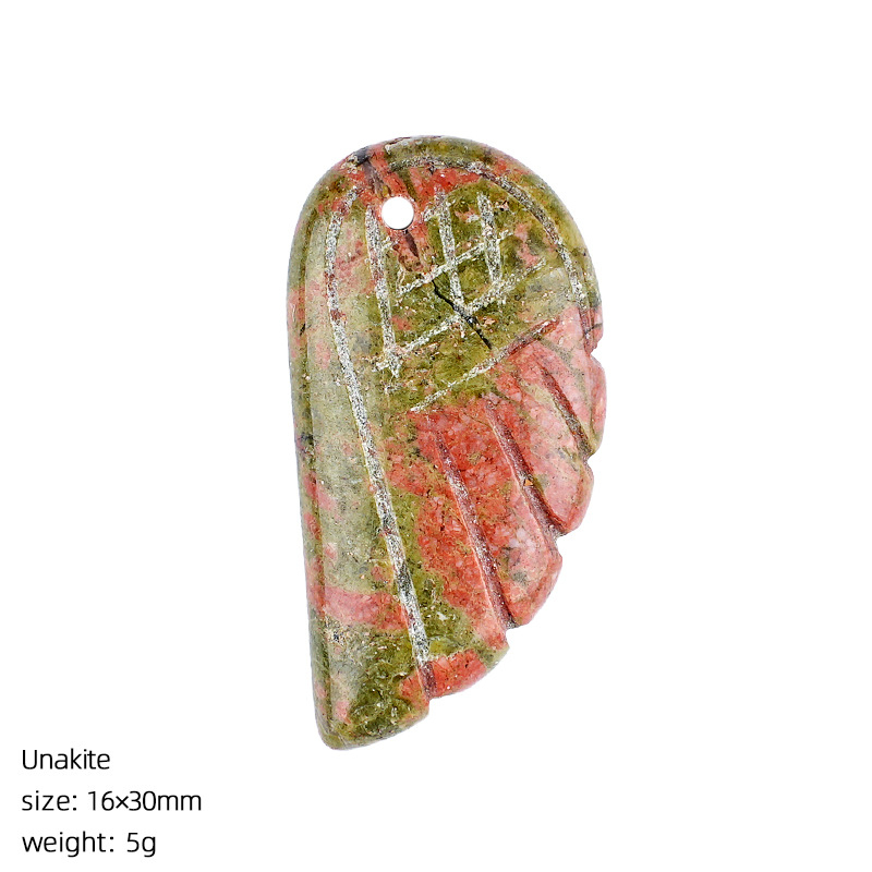 Crystal Wing Pendant，16*30mm