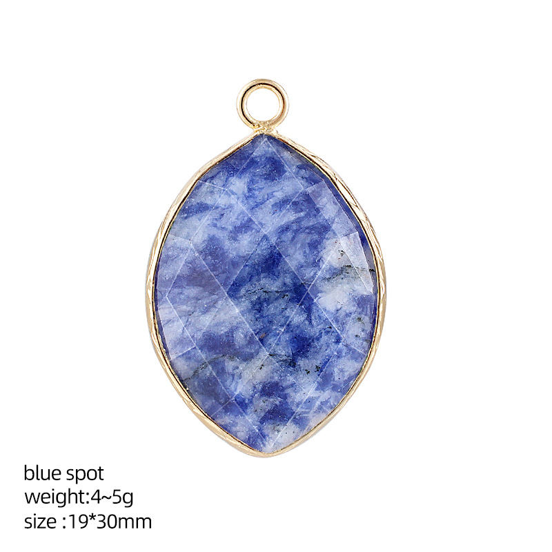 20*30mm Natural Crystal Marquise Pendant，5g