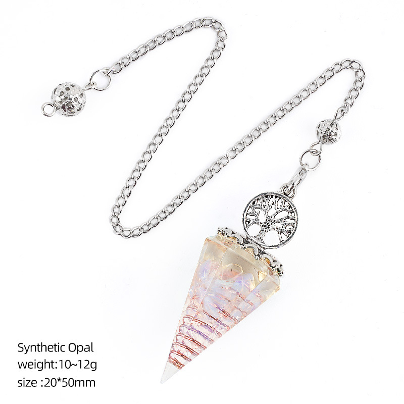 Natural Crystal Pendulum Pendant,12g