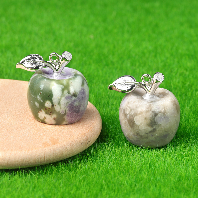 Crystal Mini Apple Pendant 20mm