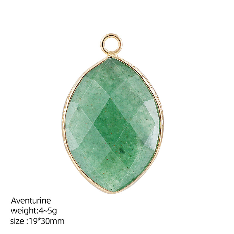 20*30mm Natural Crystal Marquise Pendant，5g
