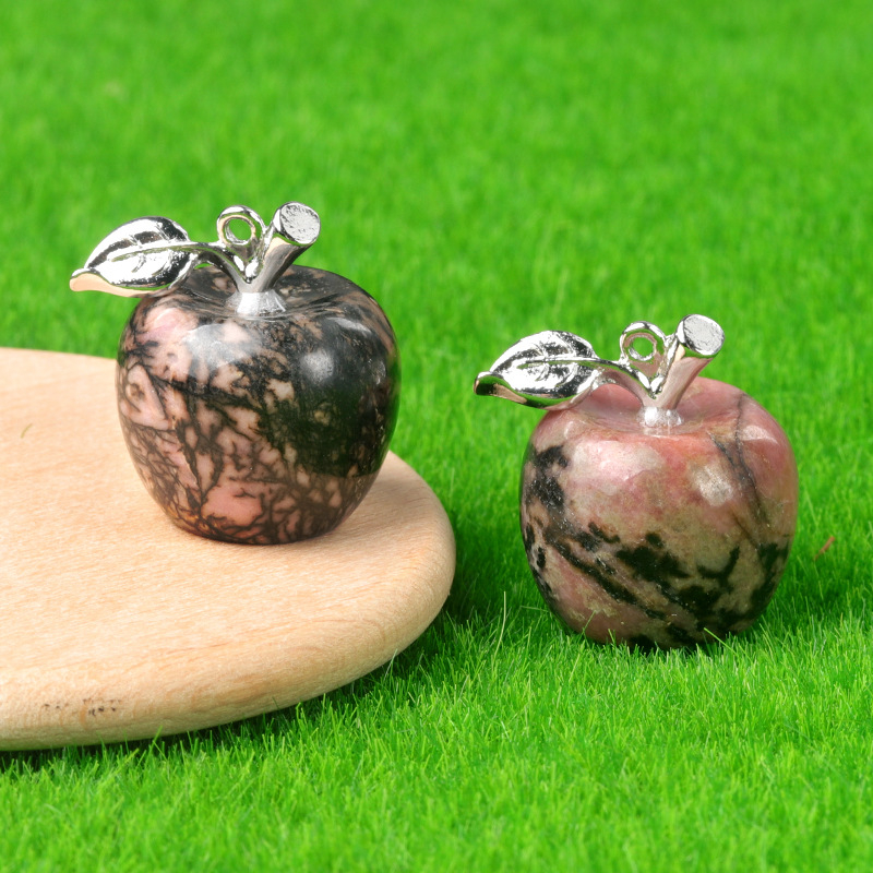 Crystal Mini Apple Pendant 20mm