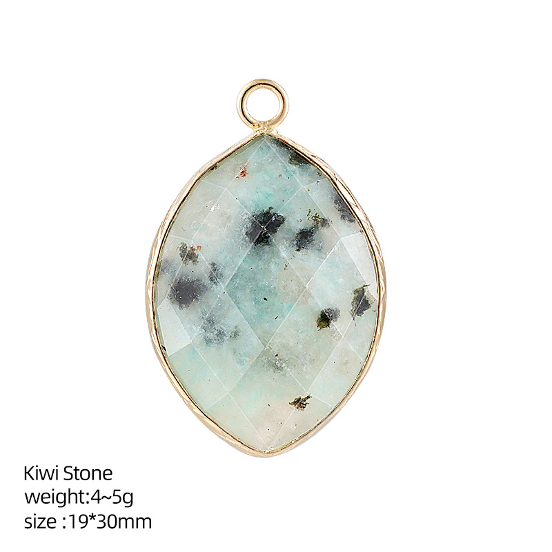 20*30mm Natural Crystal Marquise Pendant，5g