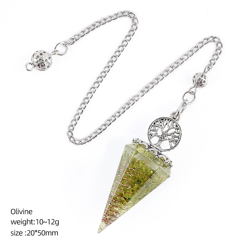 Natural Crystal Pendulum Pendant,12g