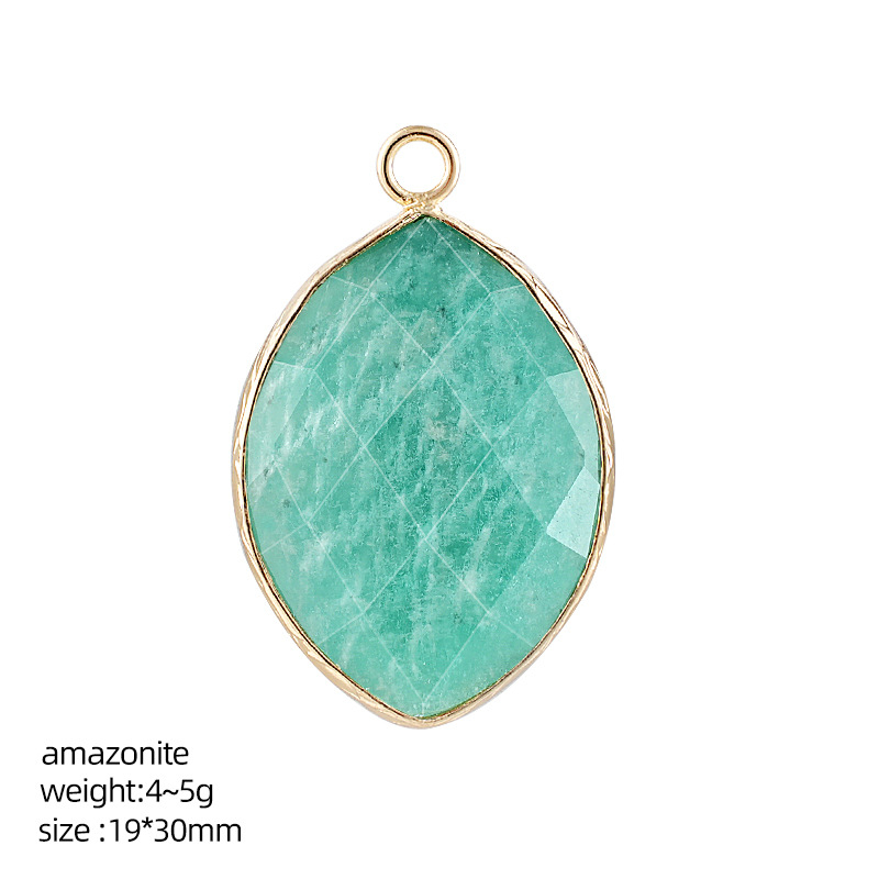 20*30mm Natural Crystal Marquise Pendant，5g