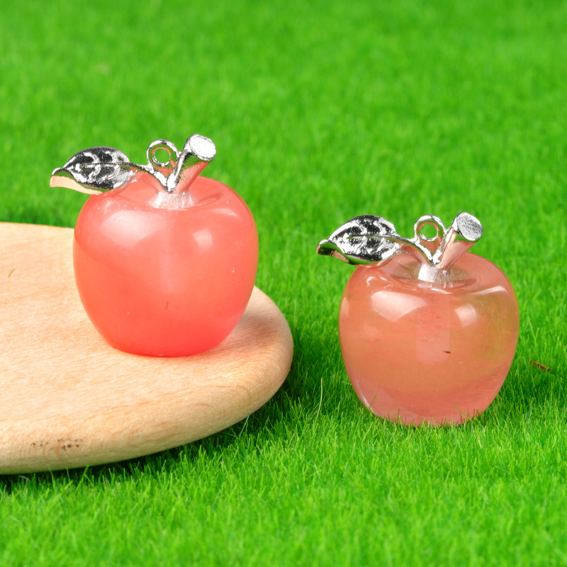 Crystal Mini Apple Pendant 20mm