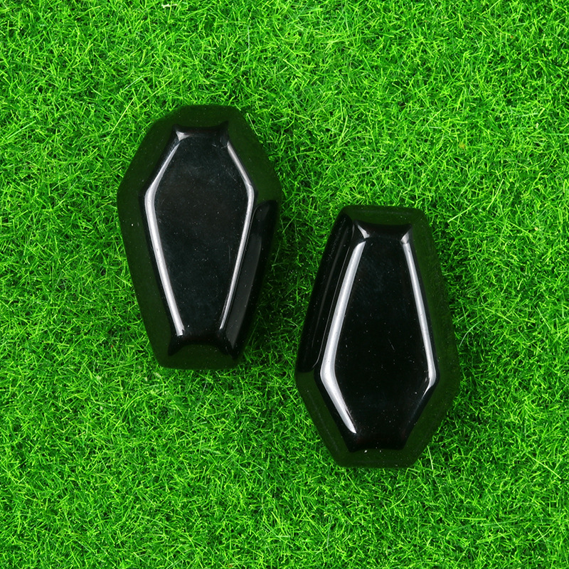 Crystal Agate Mini Coffin Carvings