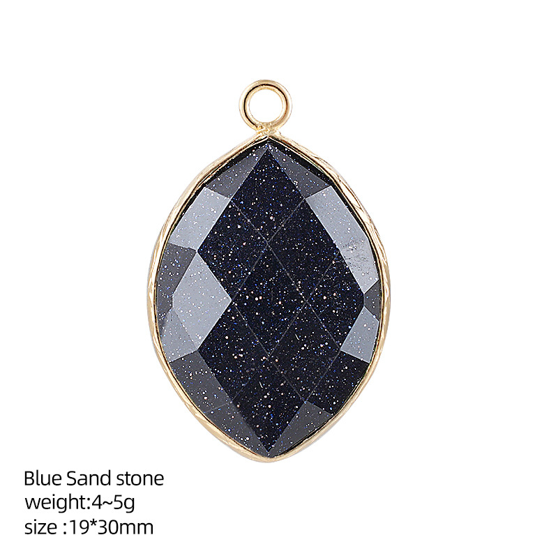 20*30mm Natural Crystal Marquise Pendant，5g