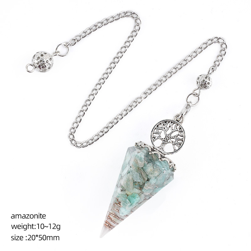 Natural Crystal Pendulum Pendant,12g