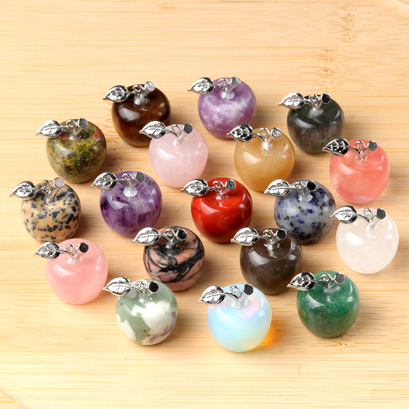 Crystal Mini Apple Pendant 20mm