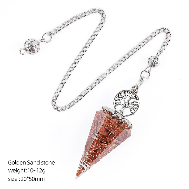 Natural Crystal Pendulum Pendant,12g