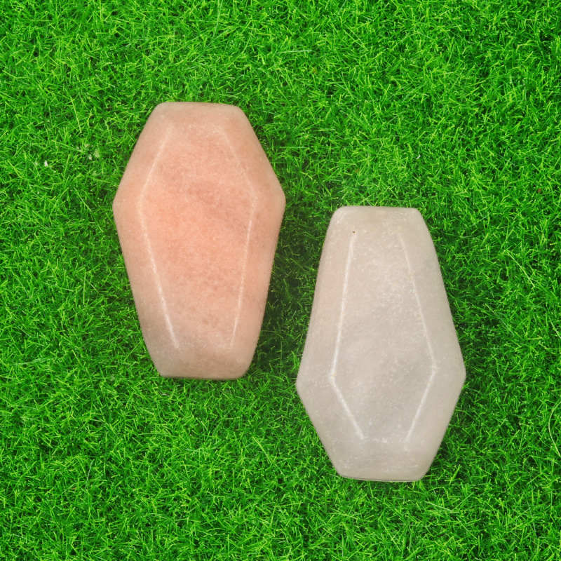 Crystal Agate Mini Coffin Carvings