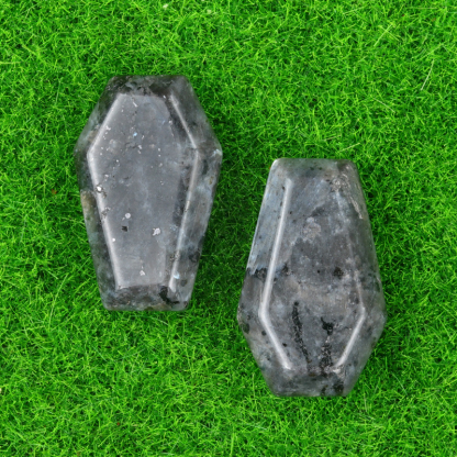 Crystal Agate Mini Coffin Carvings