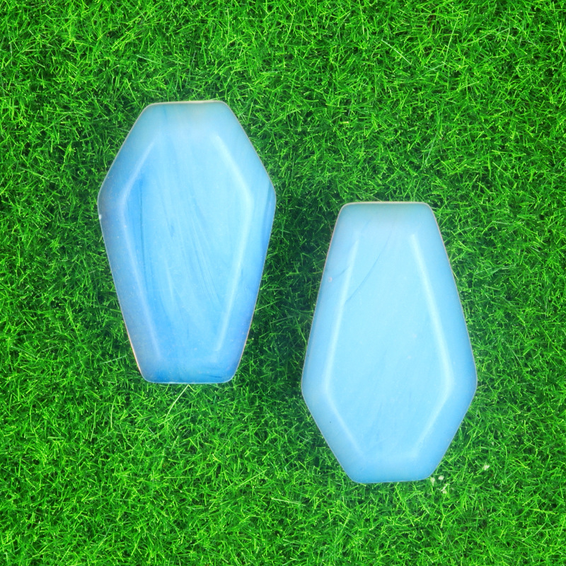 Crystal Agate Mini Coffin Carvings
