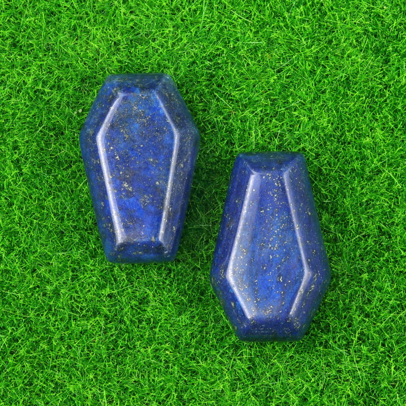 Crystal Agate Mini Coffin Carvings