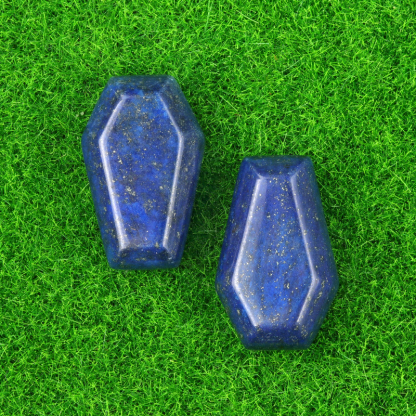 Crystal Agate Mini Coffin Carvings