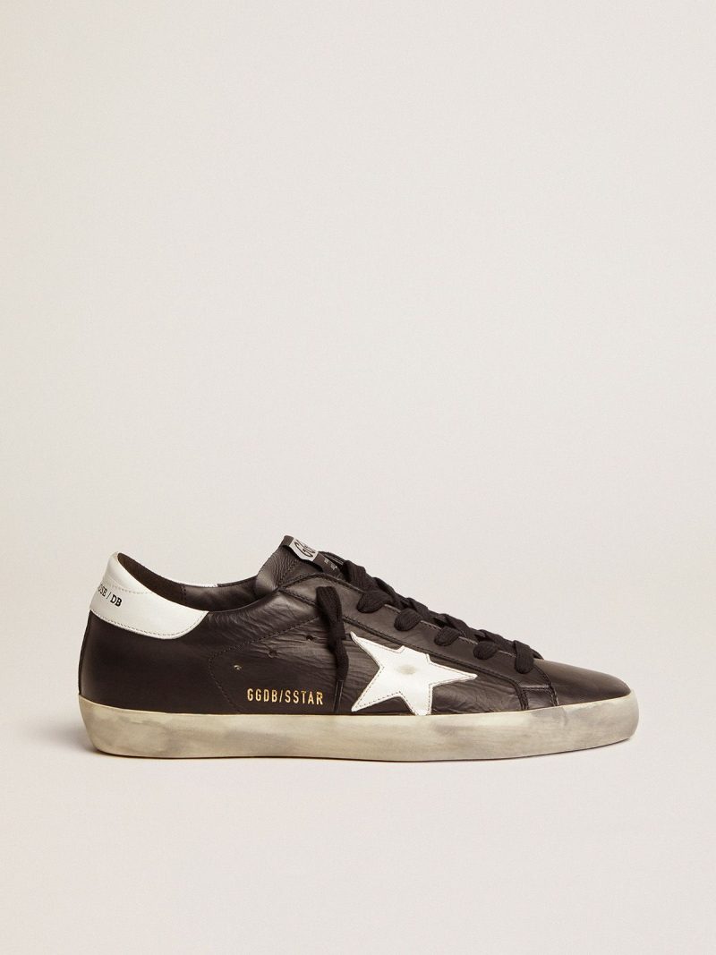 Sup-S sneakers in leather with contrast star and heel tab