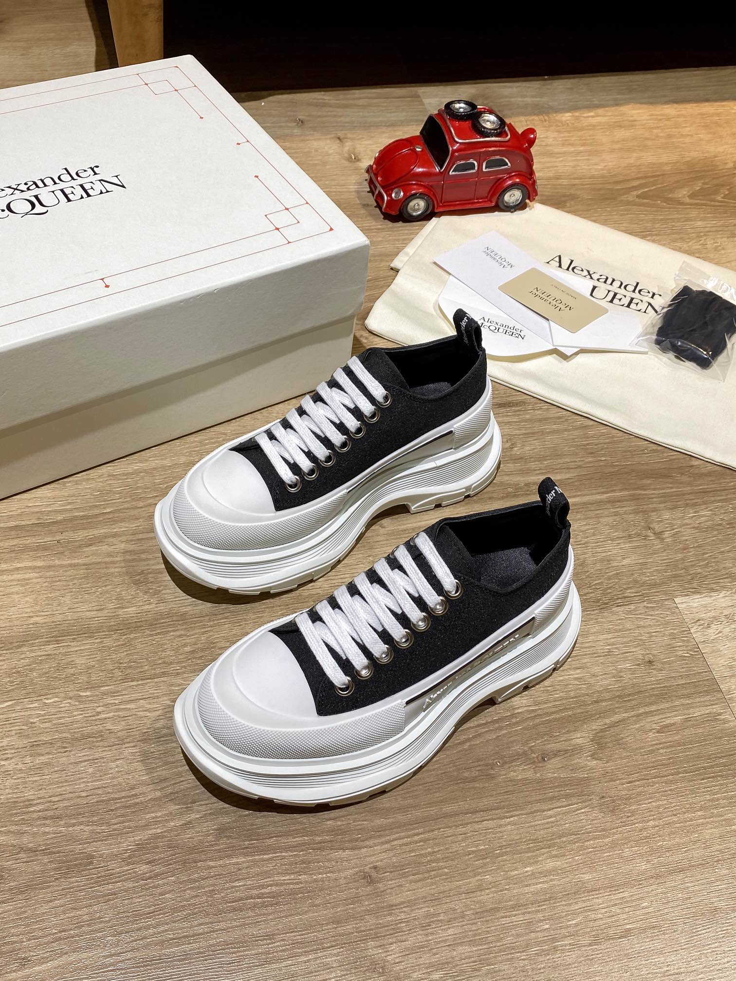 Alex McQ  man and women sneakers black heels 6.5 cm