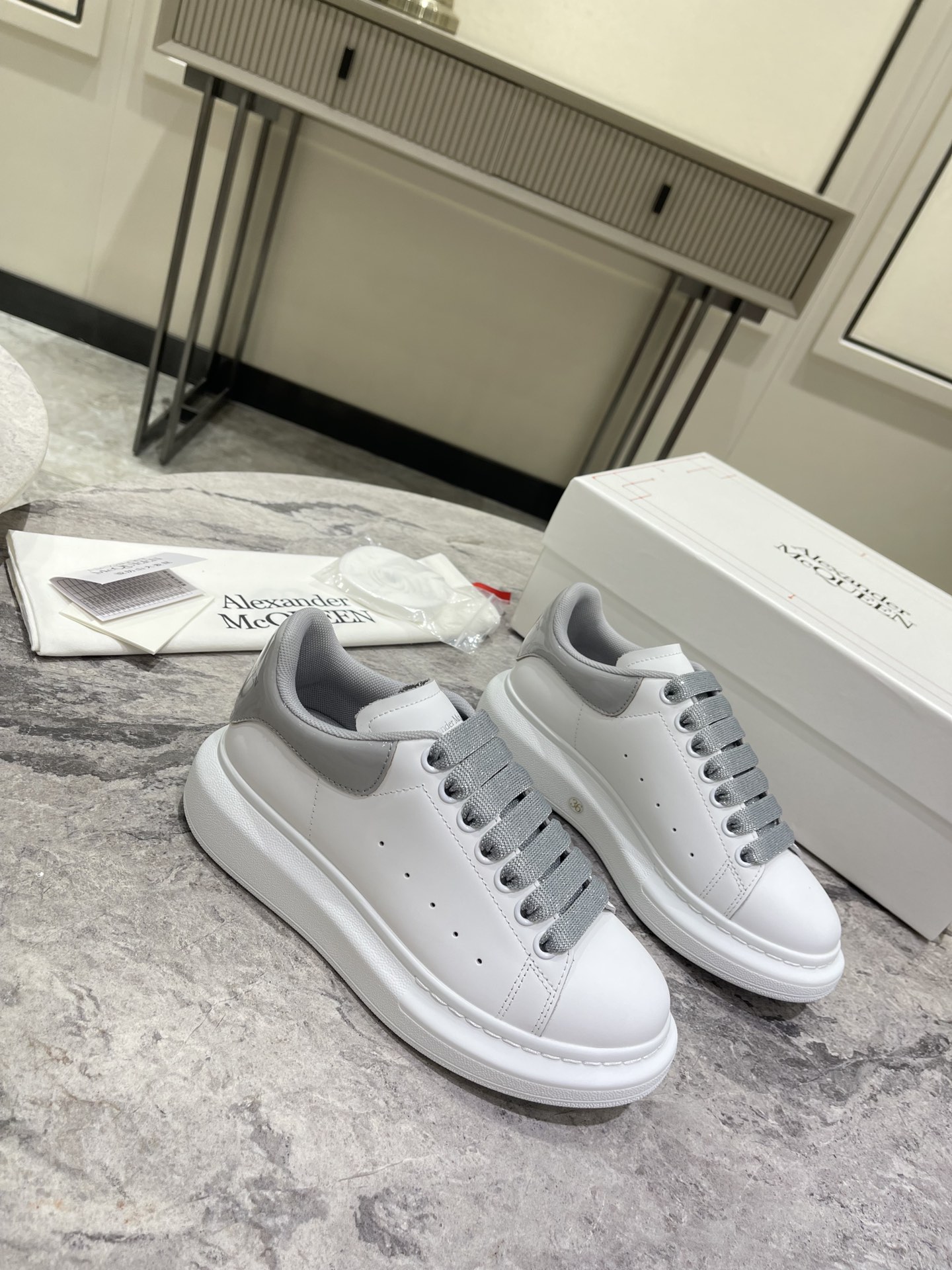 Alex McQ  man and women new arrival sneakers grey