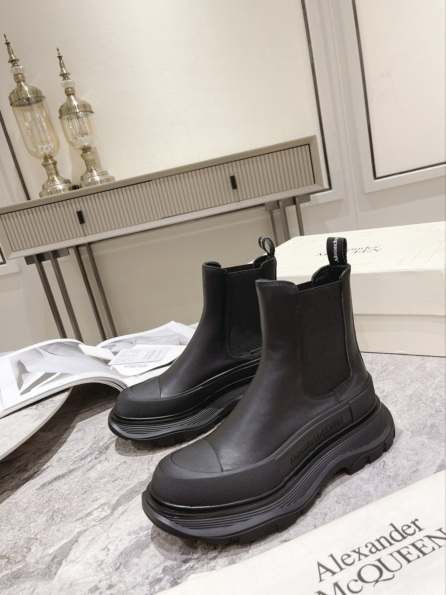 Alex McQ  man and women sneakers black boots