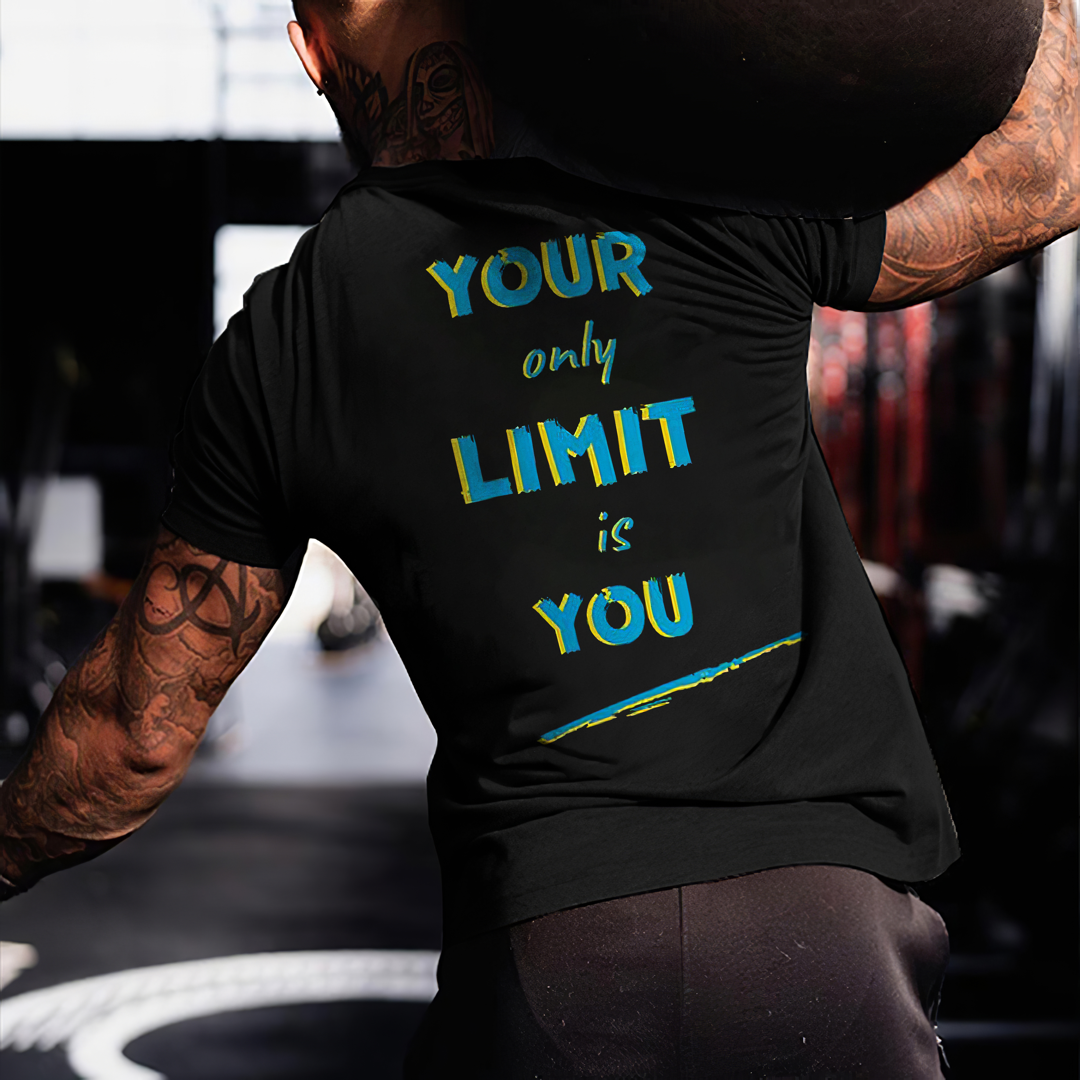 Your Only Limit Is You Printed Men's T-shirt