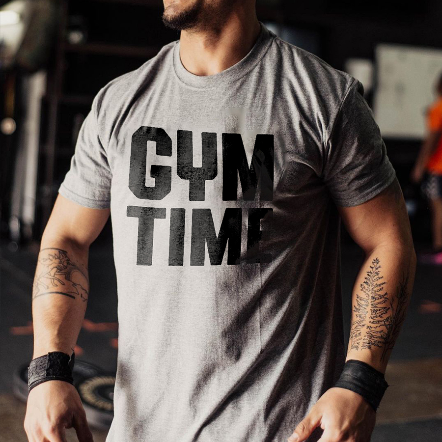 Gym Time Printed Men's T-shirt