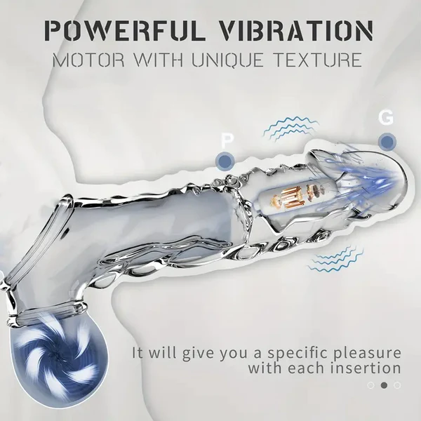 💖Reusable penis extension vibrator😍God of war seven times a night