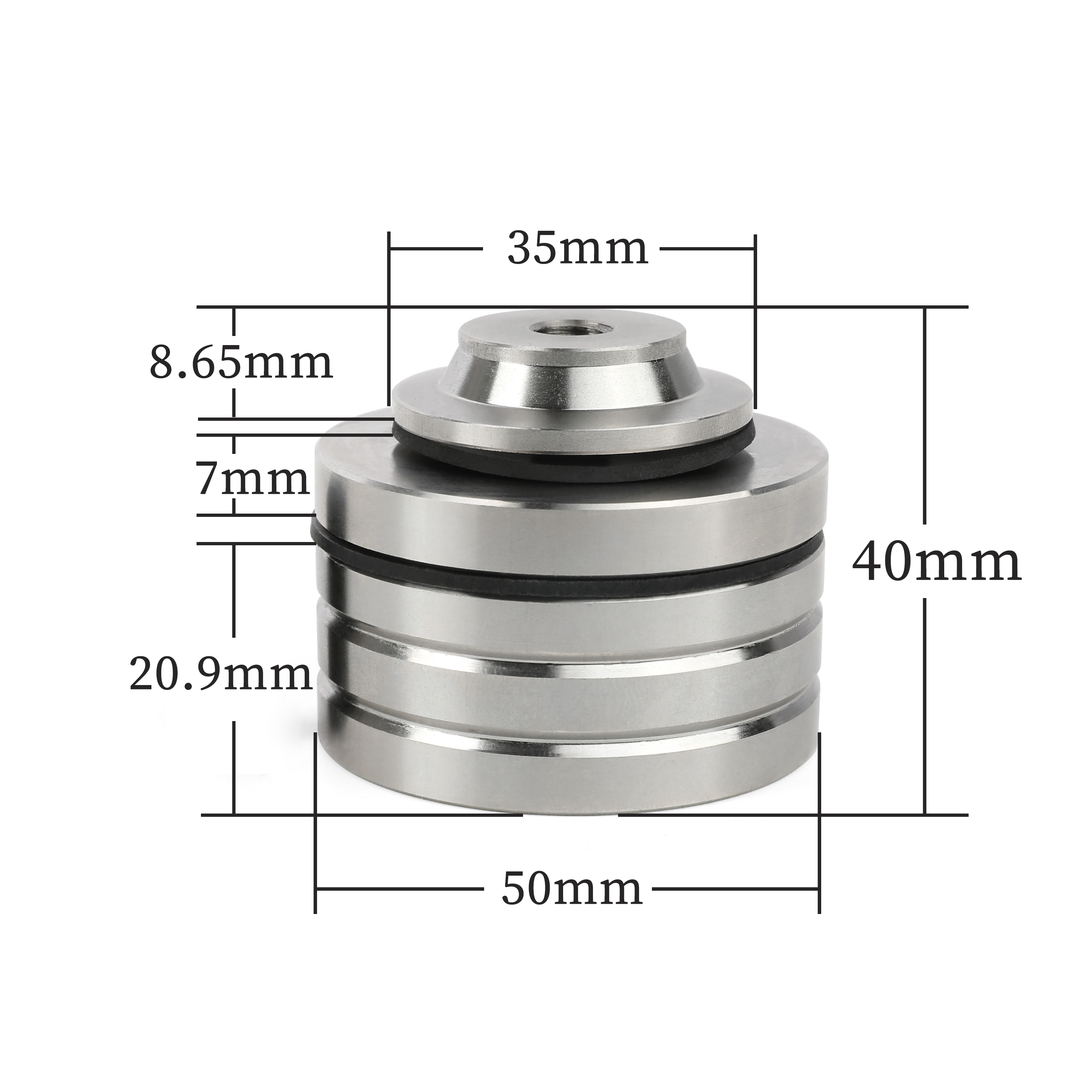 AMEYXGS  Bow Weight 477g Stainless Steel Detachable Counterweight