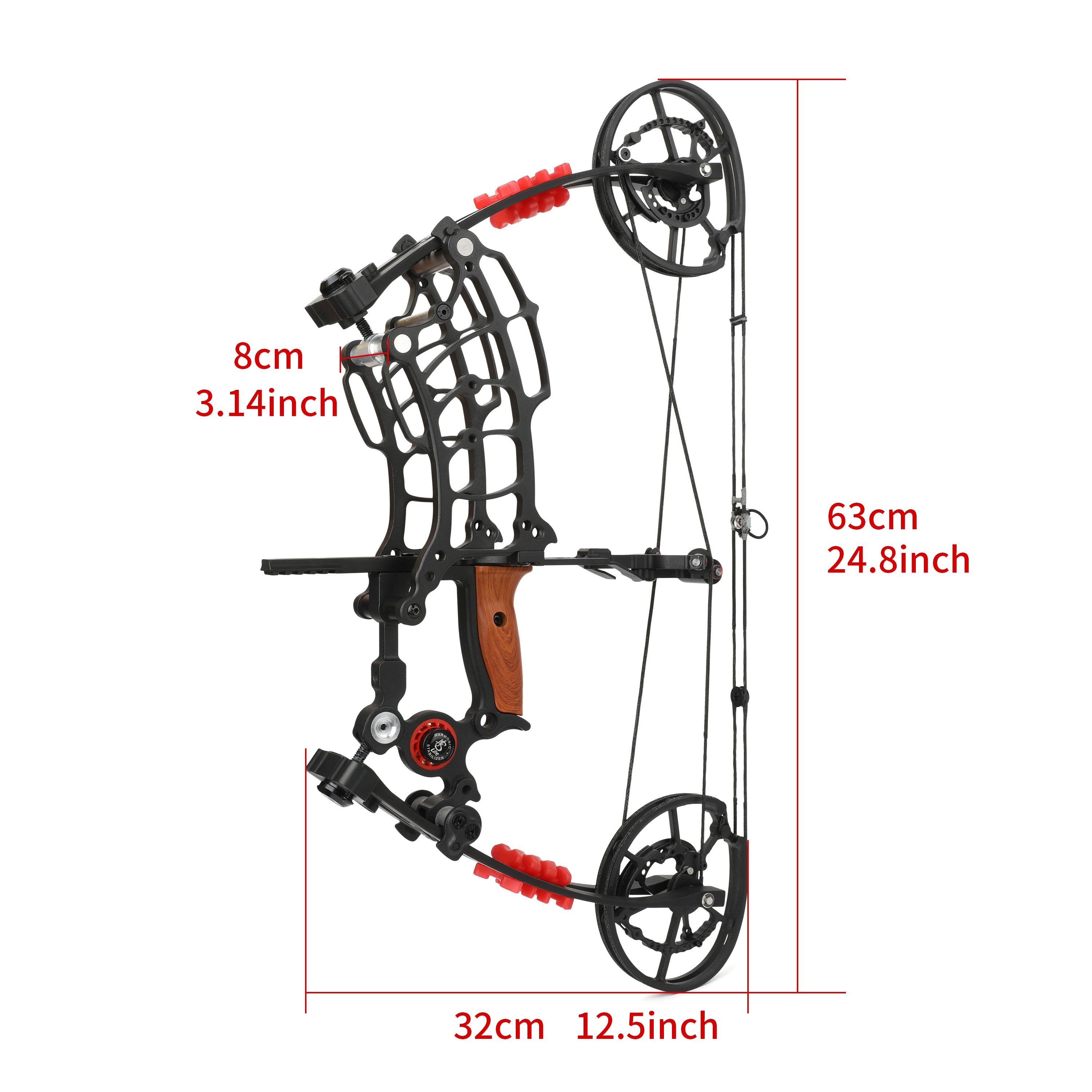 Villain II Compound Bow Kit 30-50lbs 420fps Adjustable Hunting Bow