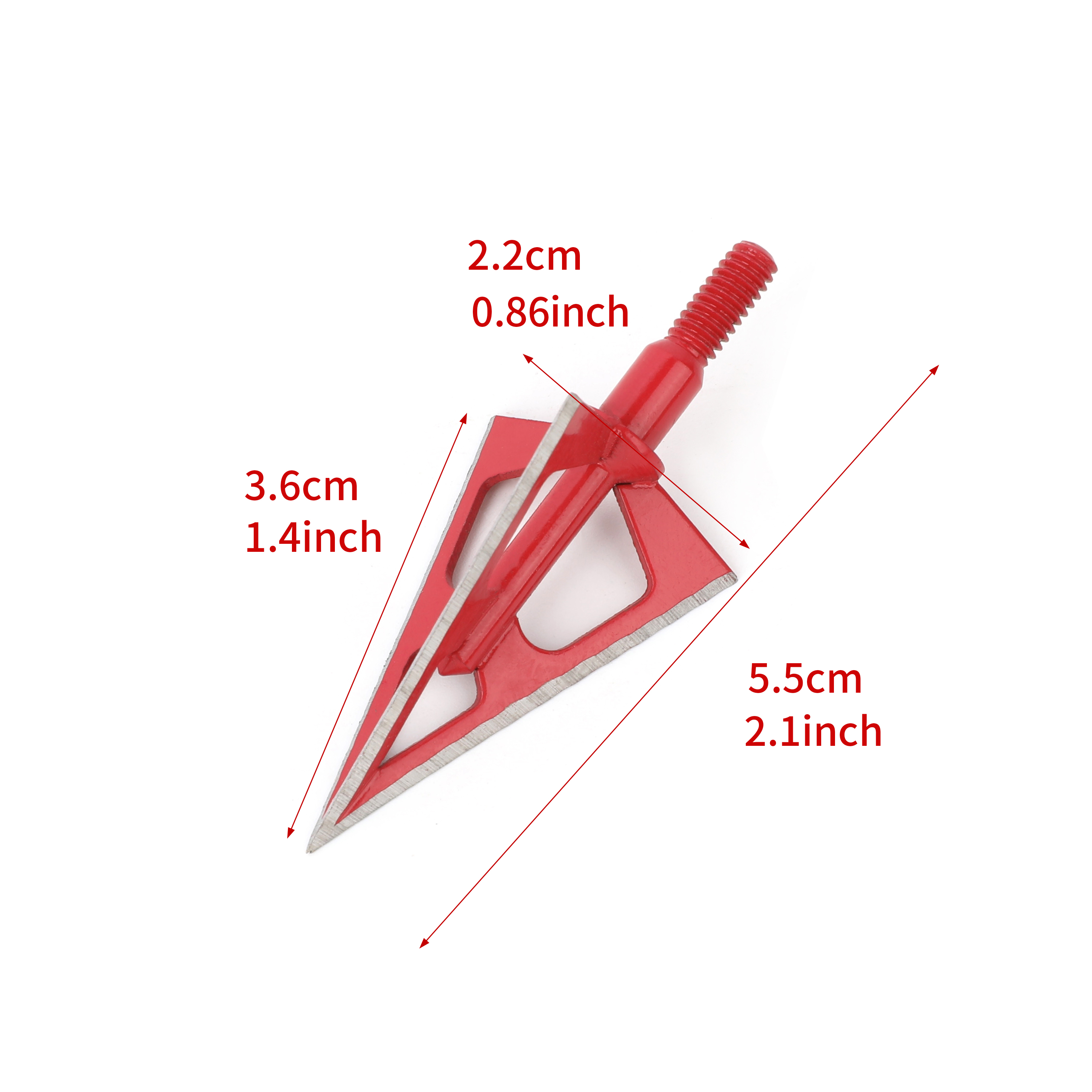 Red Widow Hunting Arrow Tips | Durable Stainless Steel
