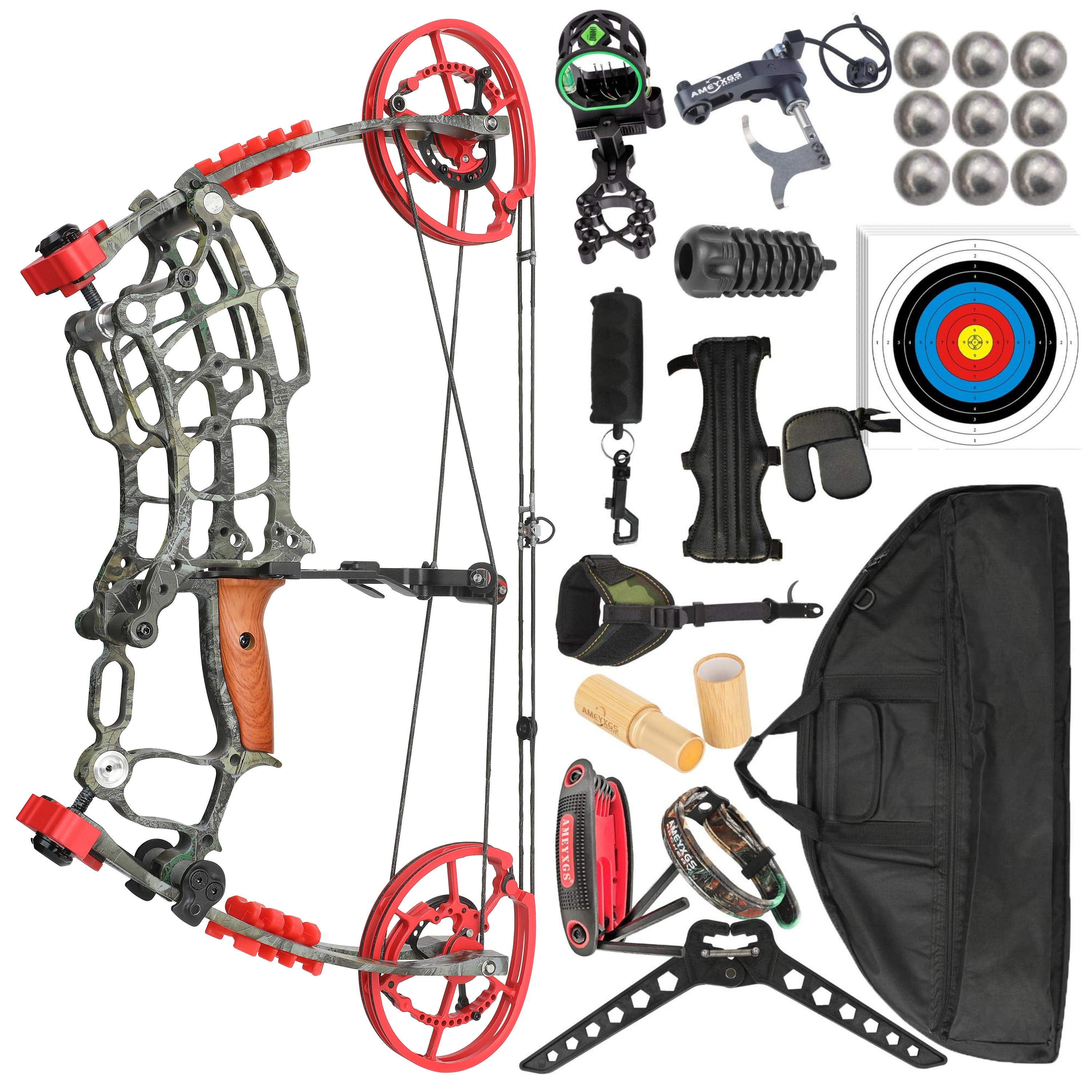 Villain Dual-Purpose Bow (Arrow & Steel Ball) 30-70 lbs