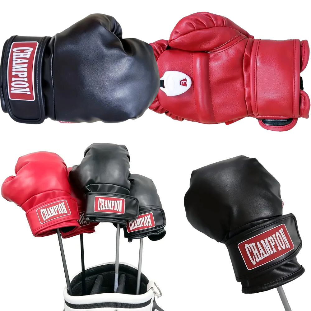 Golf Club Headcovers Driver Fairway Woods PU Waterproof Push Rod