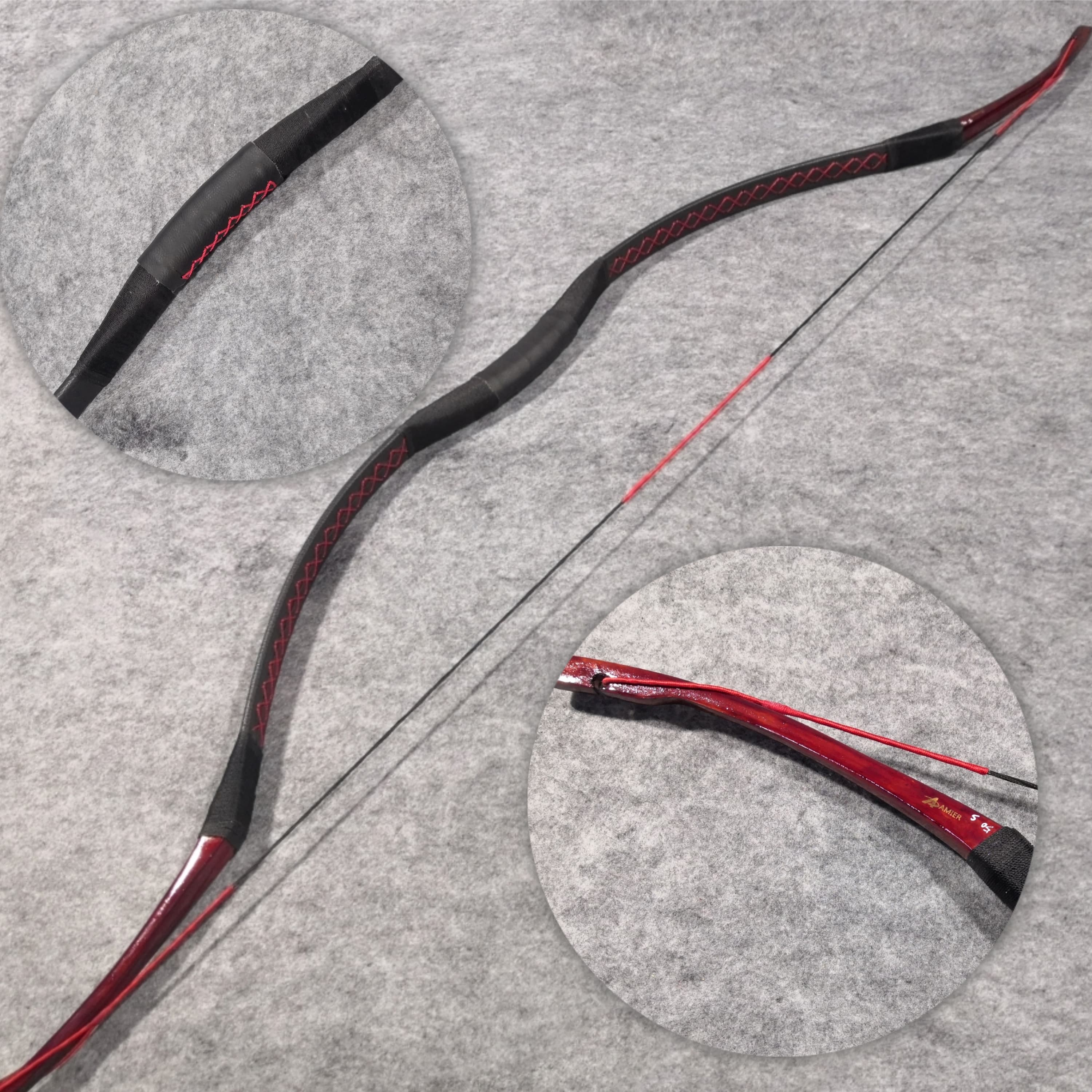 SHARROW Traditional Handcrafted Recurve Bow 20-50LBS Archery