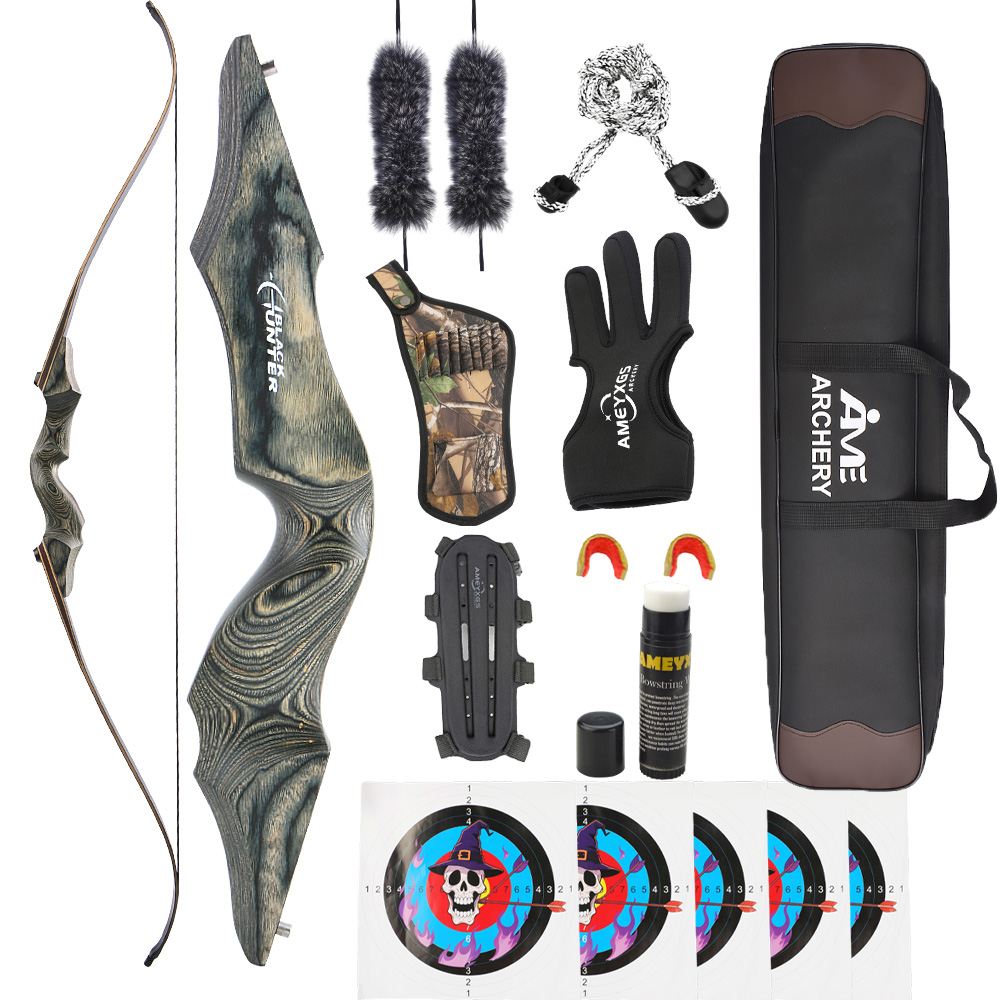 60-inch Split Bow, 20-60lb Adjustable, with Fiberglass Limbs