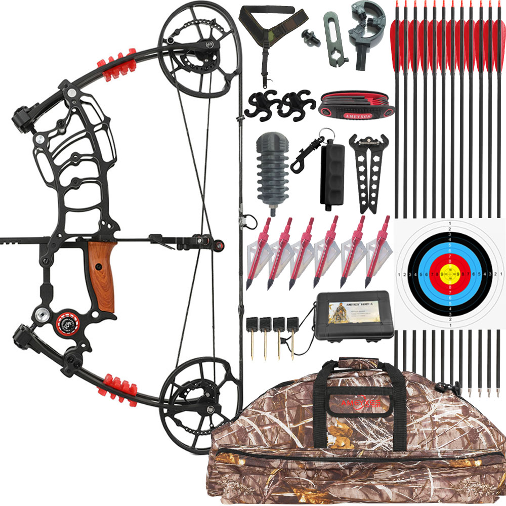 Villain II Compound Bow 30-50lbs 25-30" 420FPS Alloy Hunting Bow