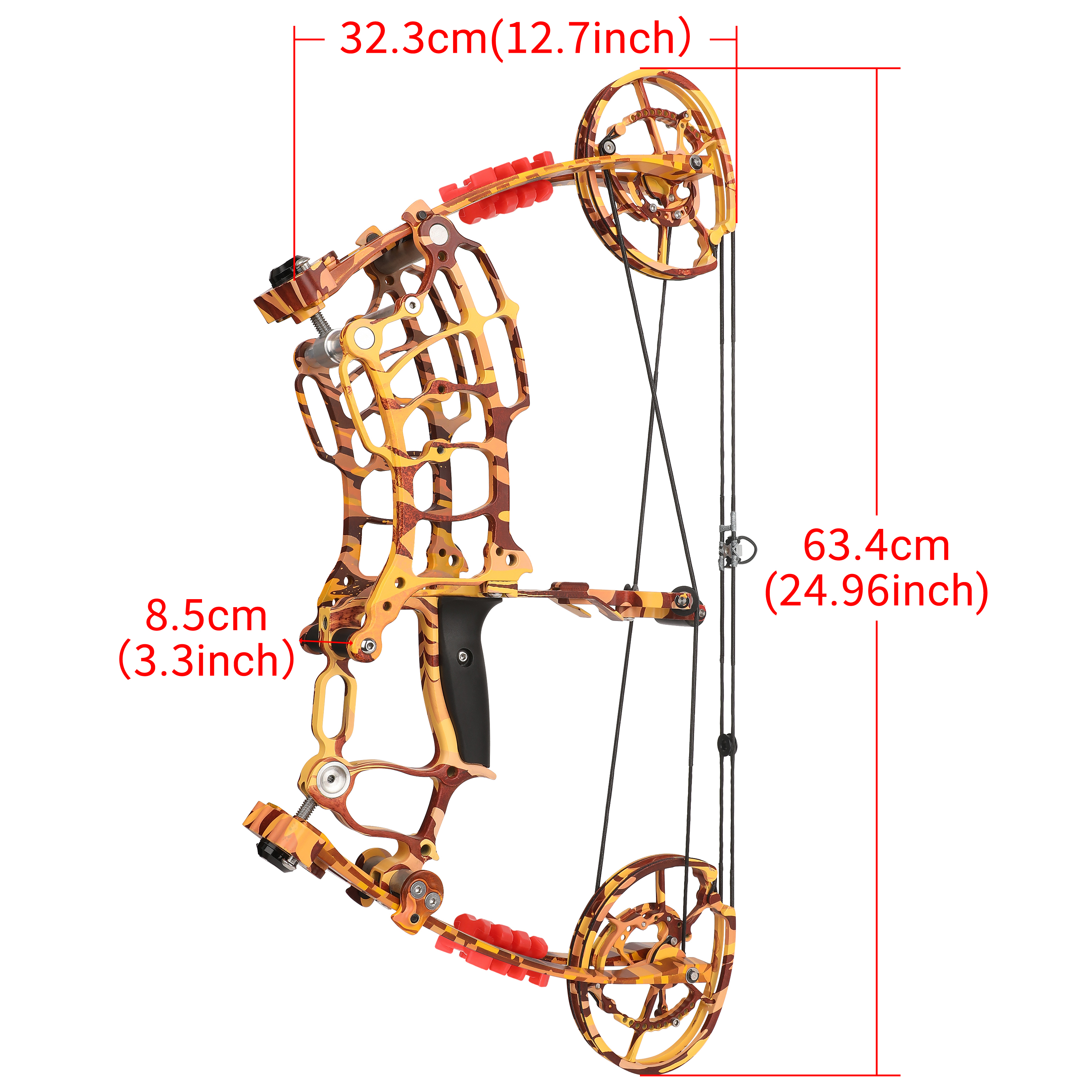 Villain Dual-Purpose Bow - Yellow Camo, 30-70lb, 25-30" Draw