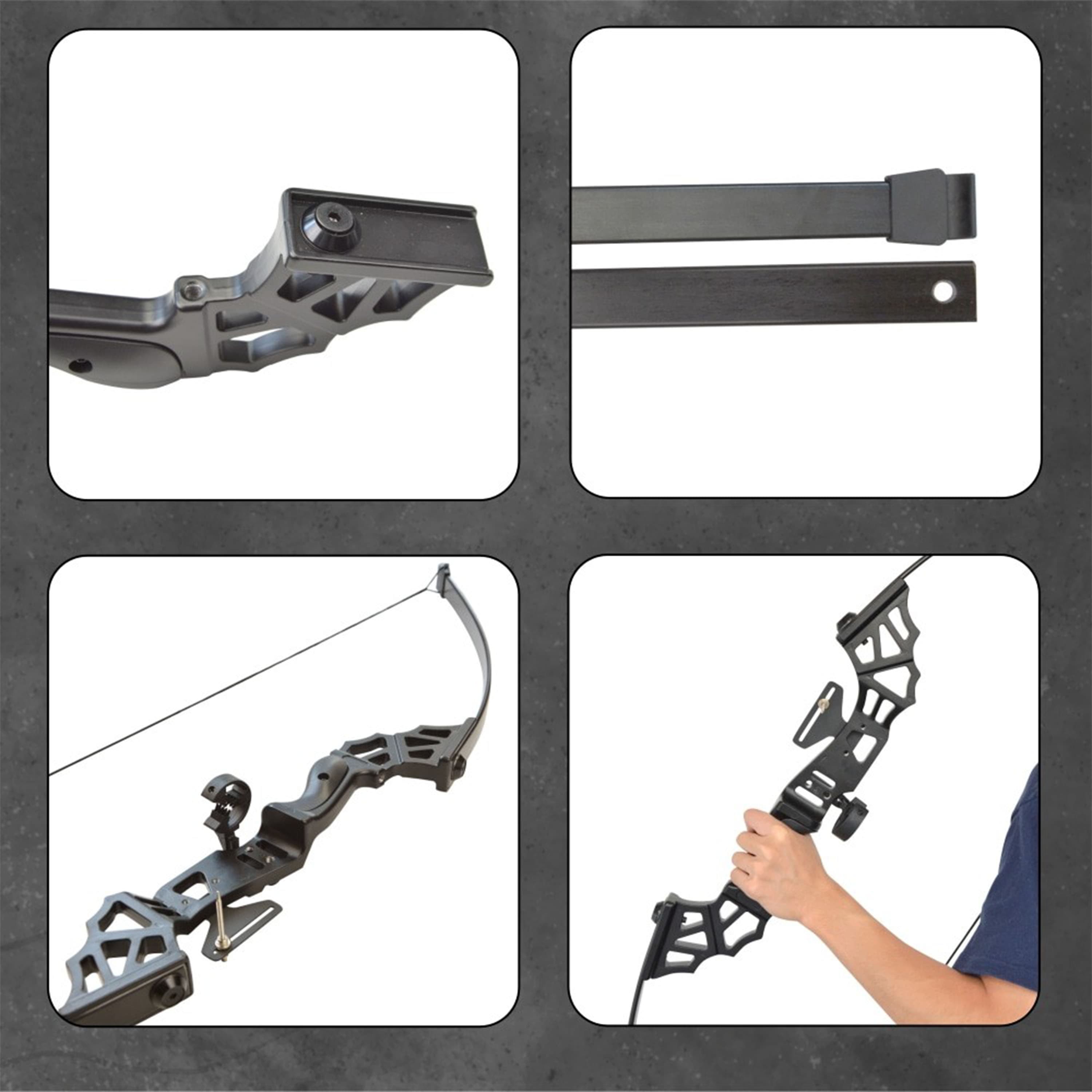 SHARROW Archery Straight Bow Kit for Hunting Beginners