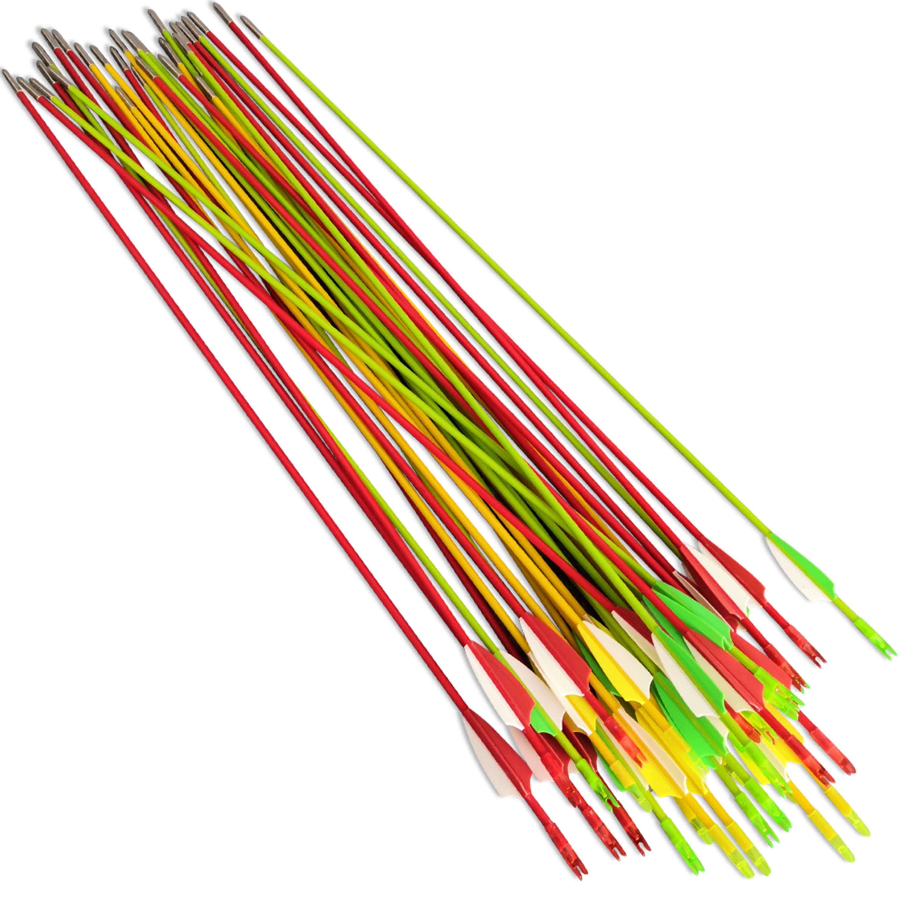 Fishing Arrow Fiberglass Shaft for Outdoor Shooting 12pcs 