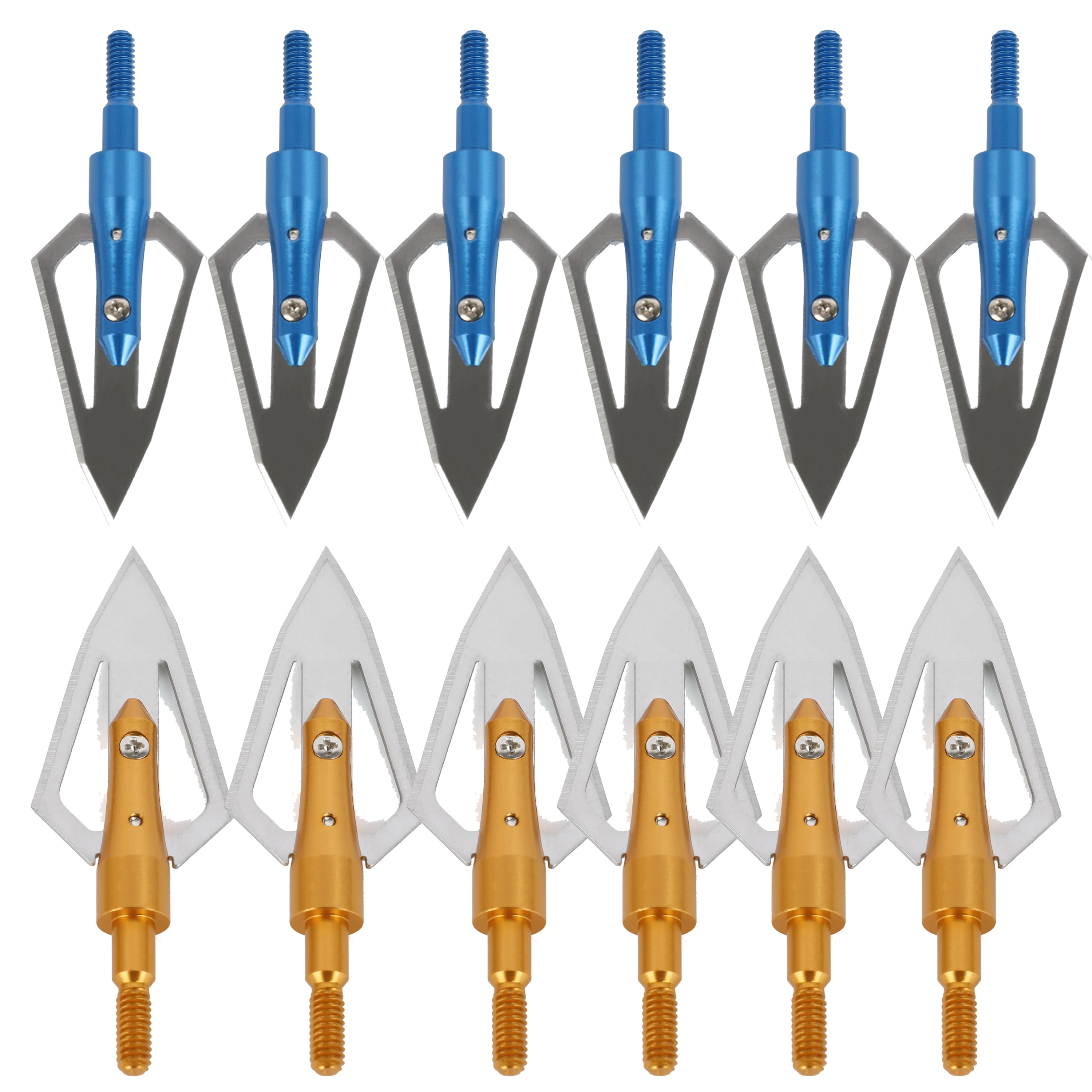 Arrowheads (2-Blade) Screw-In Hunting Points 110 Grain Stainless Steel