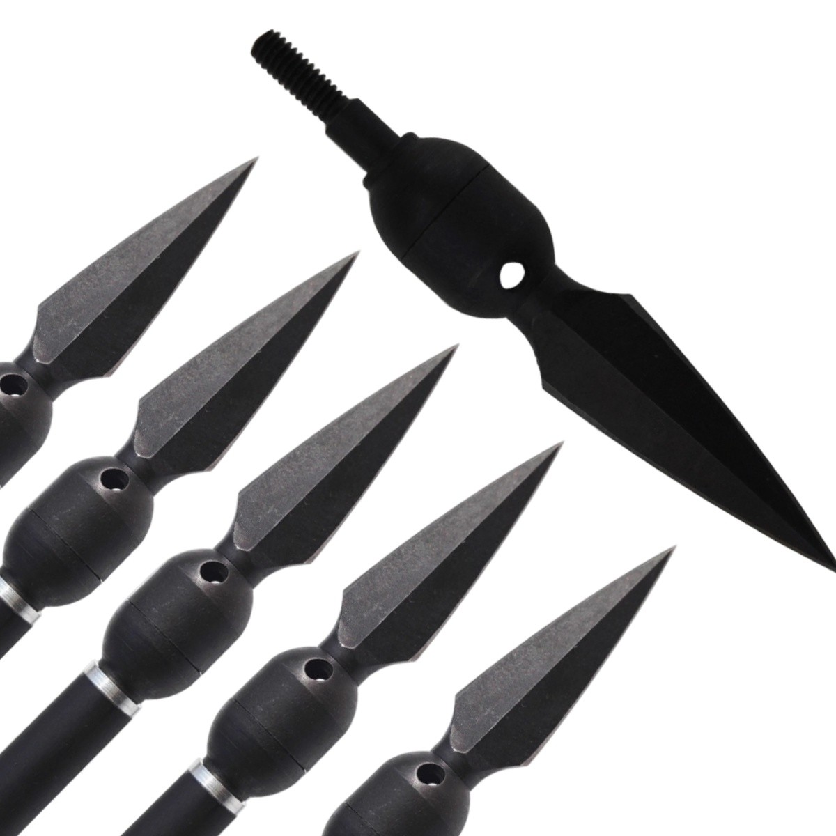 Whistle Broadheads 12-Pack Audible Hunting Arrowheads Steel