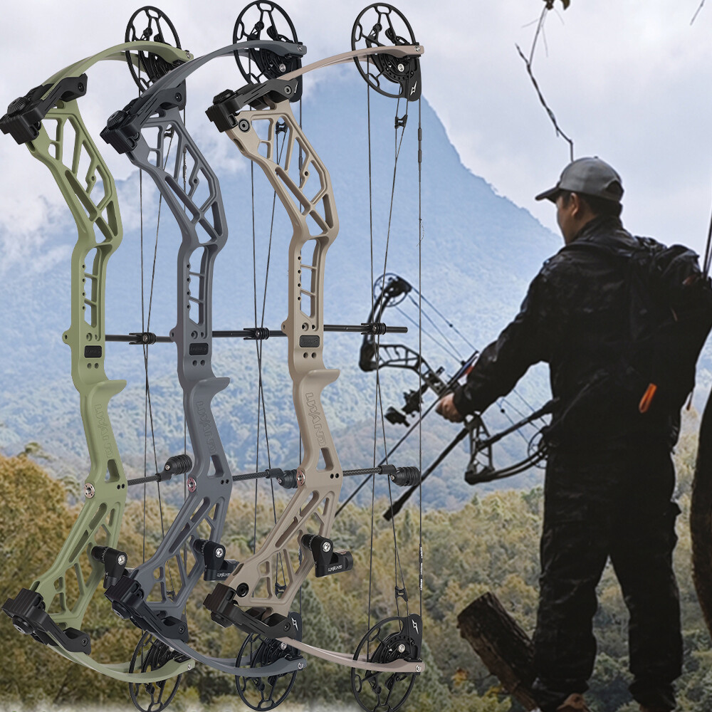 36" Compound Bow 40-70lb Adjustable Hunting 343FPS Let Off 85%