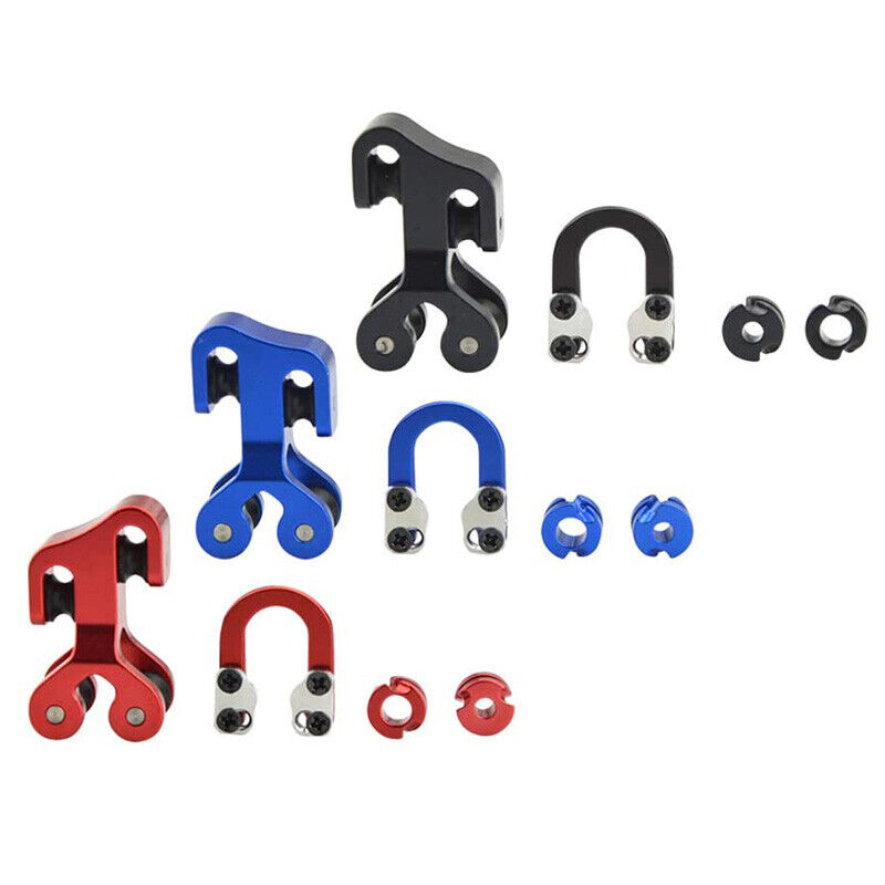 Compound Bow Peep Sight Cable Slide Roller Metal D Loop Set Archery