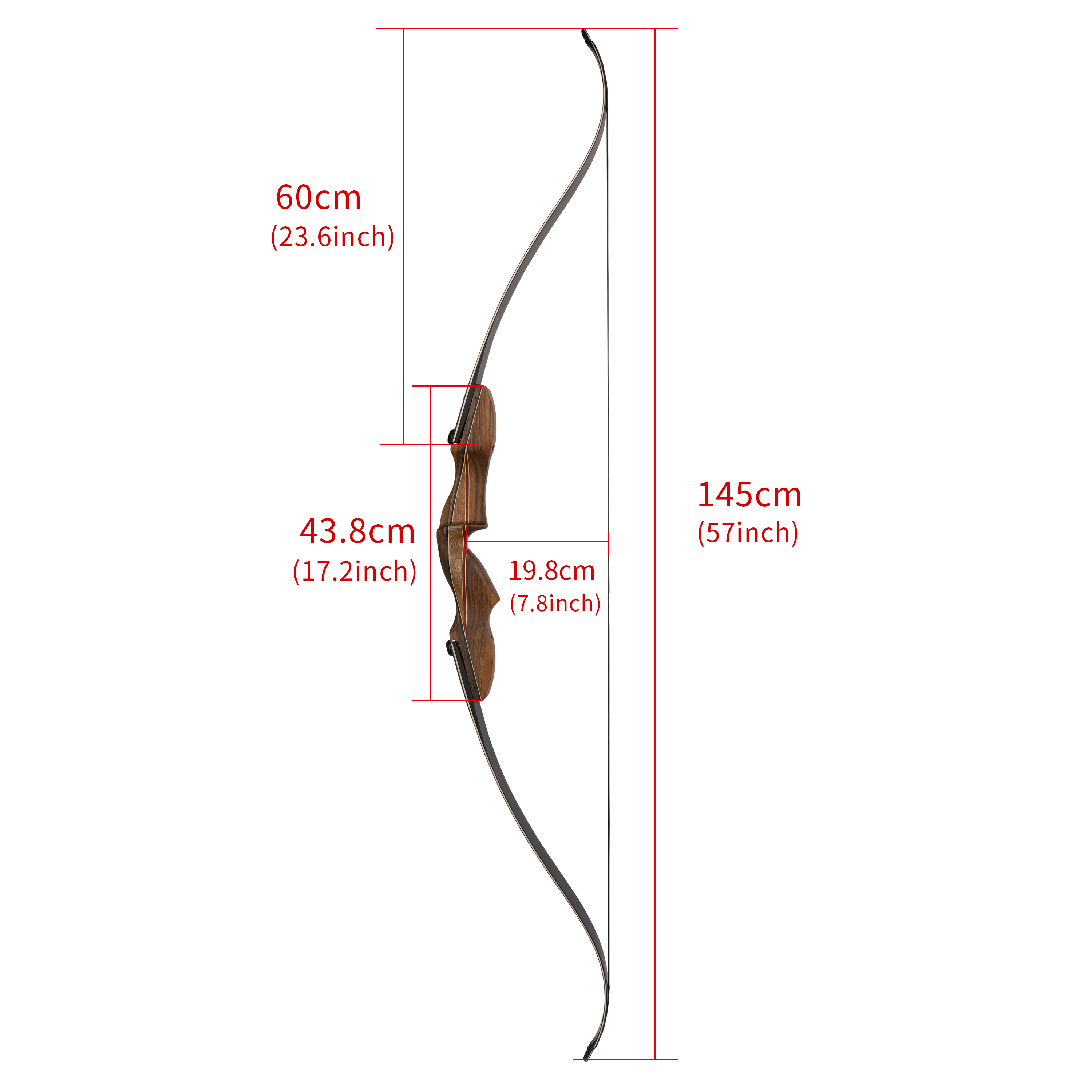 Kaimai 710 Takedown Recurve Bow 30-60lbs with Full Archery Set