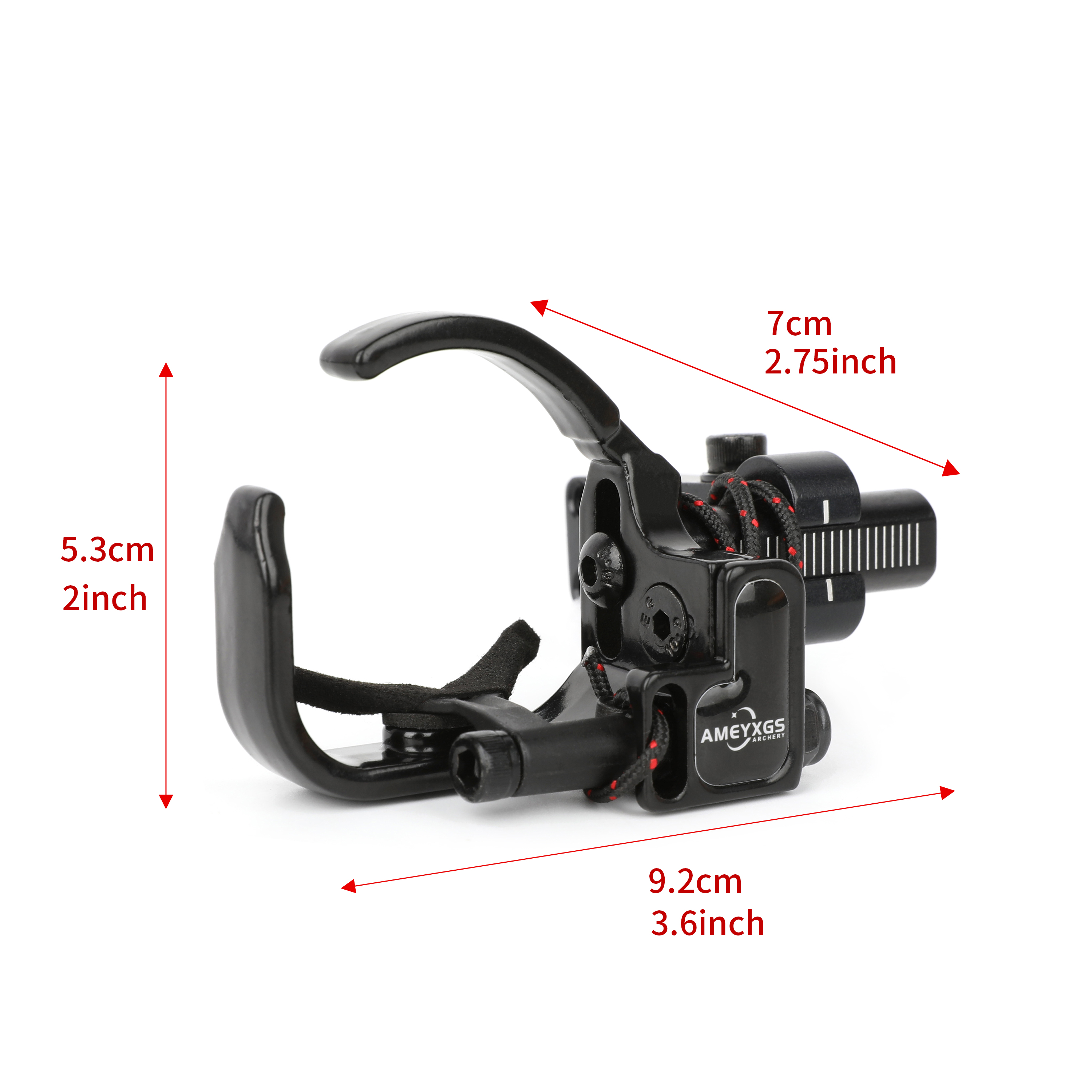 Aluminum Alloy Arrow Rest Adjustable Archery Accessory – Black