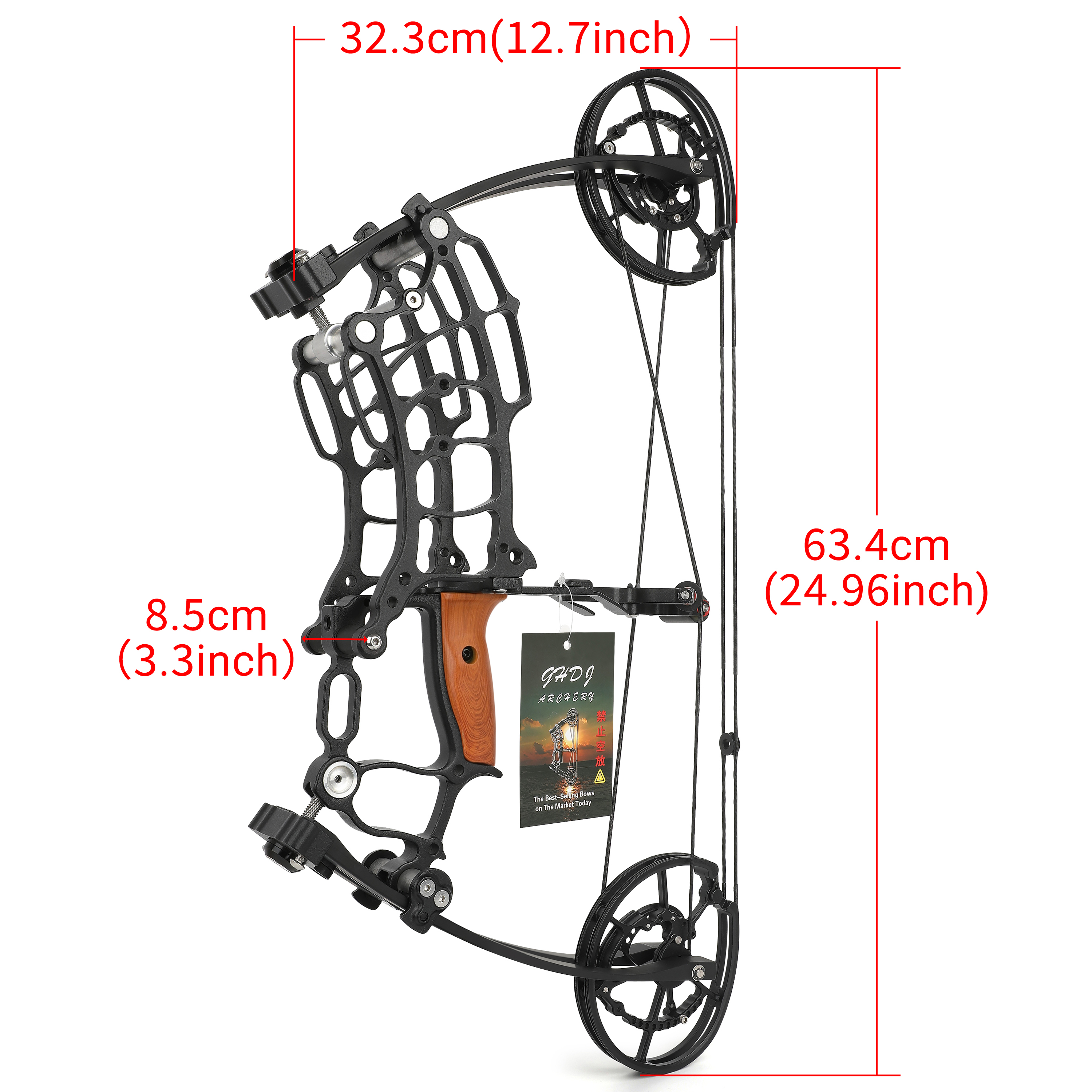Villain 30-70lbs Dual-Use Compound Bow 420FPS for Hunting