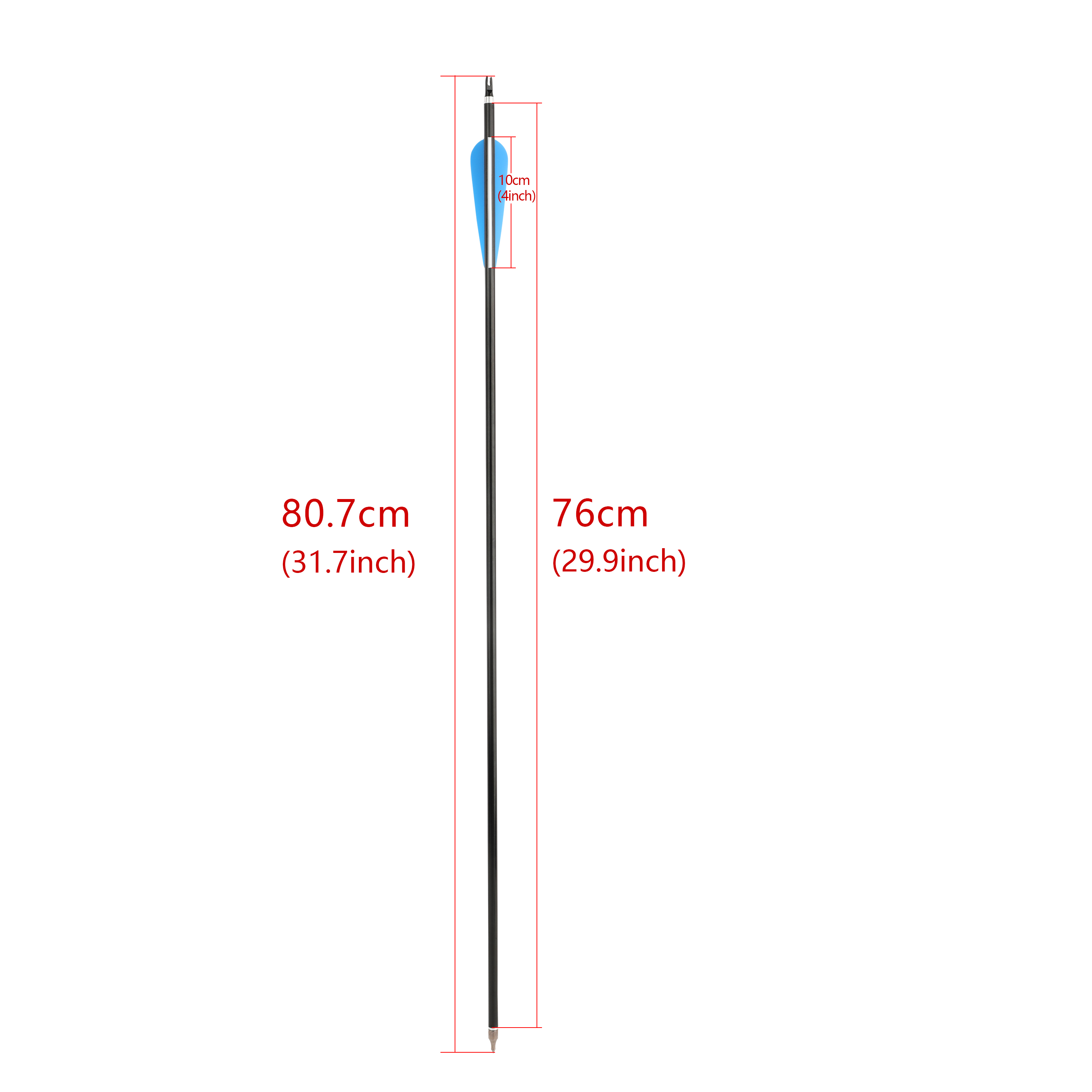  Aluminum Arrows 300 Spine 4" Vanes 6/12pcs