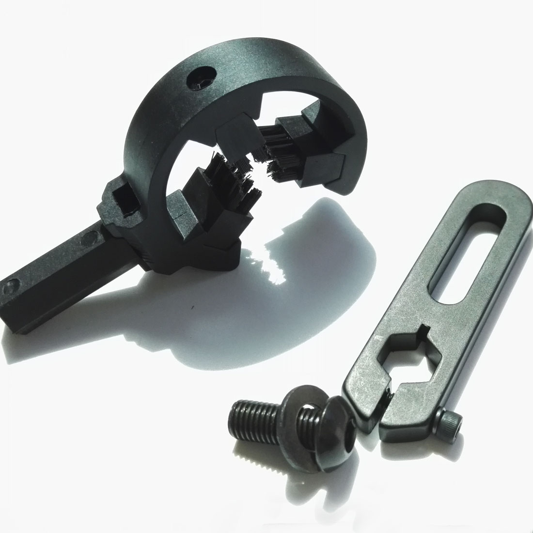 Brush Arrow Rest for Compound Bows – Black Camo Magnetic Arrow Holder