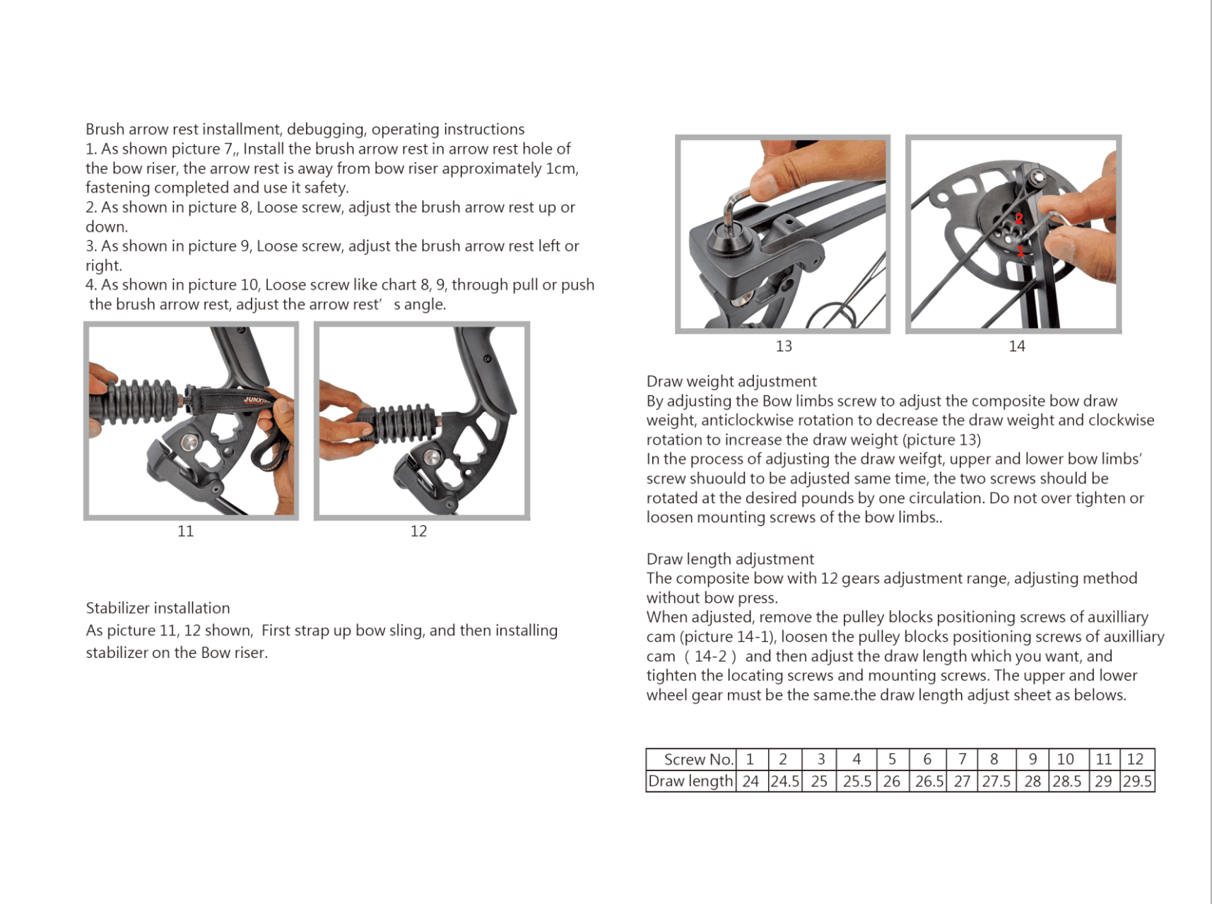 Warship Compound Bow Set 30–55lbs Adjustable 310fps
