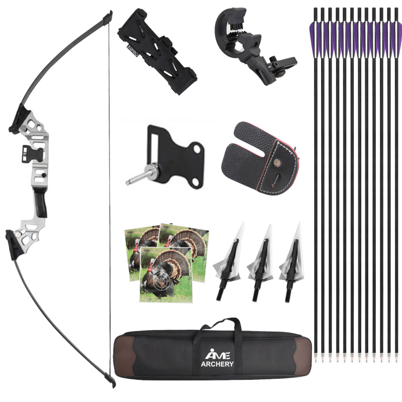 BlitzWolf X7 Recurve Bow 30–40lbs - Orange/sliver